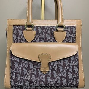 Vintage Christian Dior Trotter Tote Bag